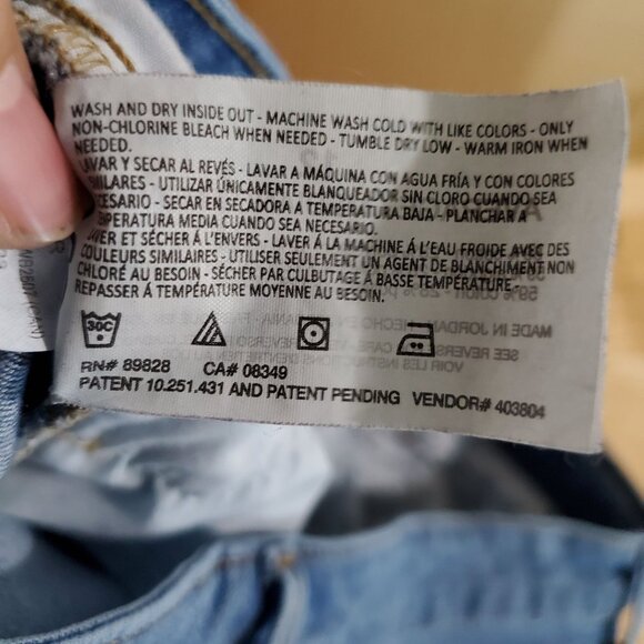 Nine West Jeans Womens Size 12 Blue Chrystie Capri Stretch Denim Cropped - Picture 5 of 13